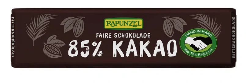 Bio mini hořká čokoláda 85% RAPUNZEL 20 g