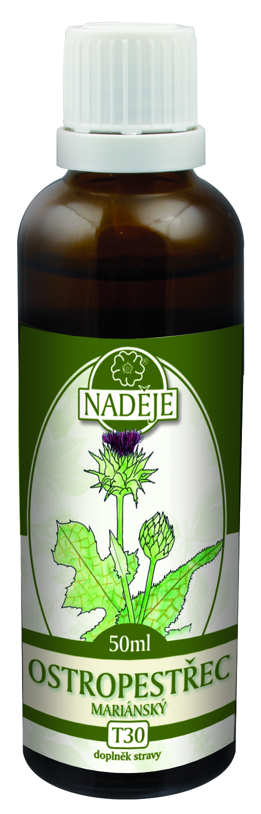 Naděje Ostropestřec mariánský z pupenů 50 ml