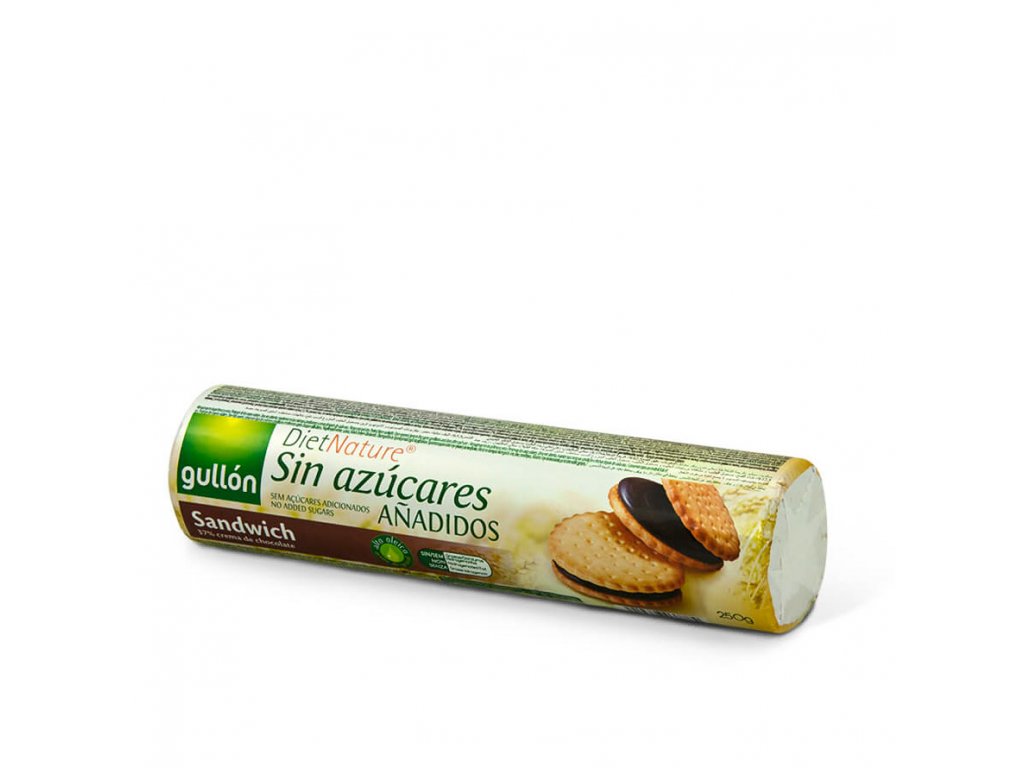Sandwich sušenky plněné čokoládovým krémem 250 g Gullón