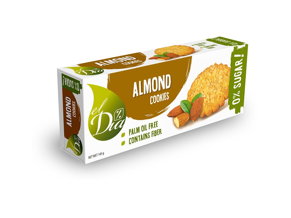 Sušenky bez cukru s mandlemi 145g