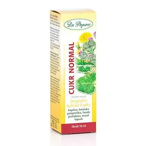 Cukr normal, originální bylinné kapky, 50 ml