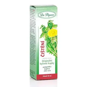 Čištění, originální bylinné kapky, 50 ml