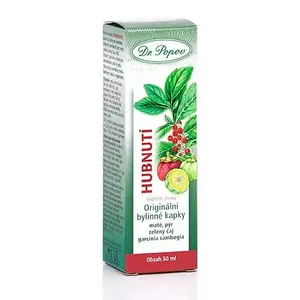Hubnutí, originální bylinné kapky, 50 ml