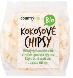 Kokosové chipsy 150 g BIO COUNTRY LIFE