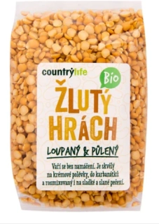 Hrách žlutý půlený 500 g BIO COUNTRY LIFE
