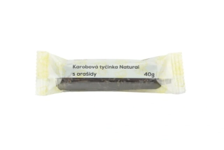 Karobová tyčinka s arašidy - Natural 40g