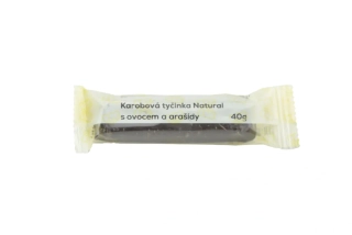 Karobová tyčinka s ovocem a arašídy - Natural 40g
