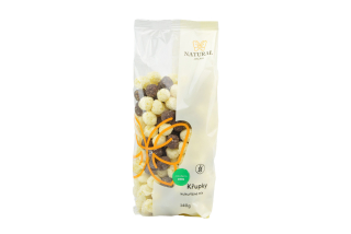 Natural Jihlava Křupky kukuřičné mix jogurt a čokoláda 140 g