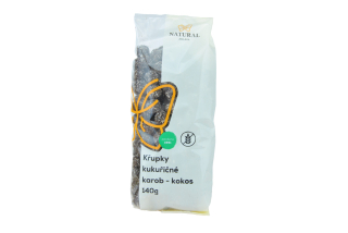 Natural Jihlava křupky kukuřičné karobové s kokosem 140g