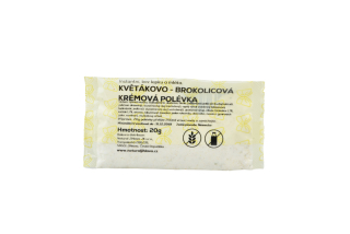 Natural Jihlava Instantní krémová květákovo-brokolicová polévka bez lepku a mléka - 20g