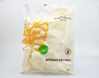 Křupky rýžové bez lepku - Natural 75g
