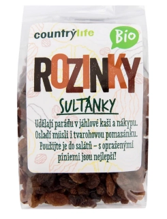 Rozinky sultánky 200 g BIO COUNTRY LIFE