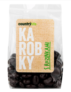 Karobky s rozinkami 100 g COUNTRY LIFE