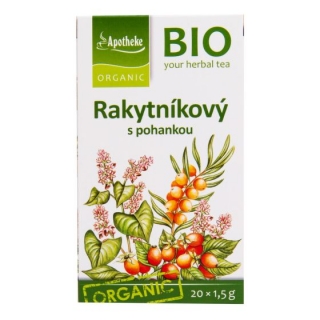 Čaj rakytníkový s pohankou - 30g BIO MEDIATE