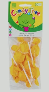 Candy Tree Lízátka s příchutí citronu Bio 7 x 10 g