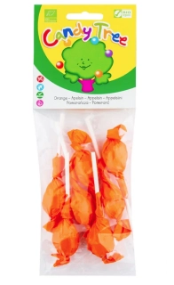 Candy Tree Lízátka s příchutí pomeranč  Bio 7 x 10 g