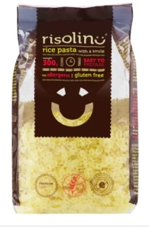 Těstoviny polévkové hvězdičky rýžové bezlepkové 300 g RISOLINO
