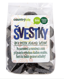 Švestky sušené bez pecek Ashlock 250 g BIO COUNTRY LIFE