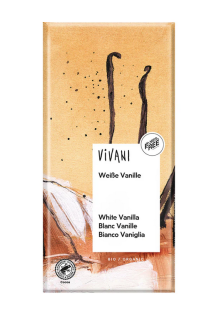 Bio bílá čokoláda s vanilkou VIVANI 80 g