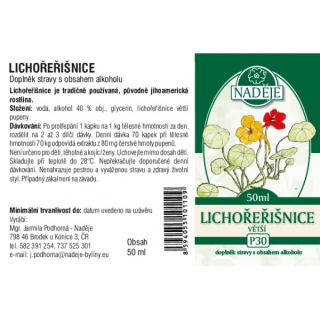Lichořeřišnice větší - tinktura z pupenů
