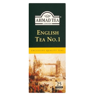 Ahmad Tea English Tea No.1  25 sáčků (s úvazkem)
