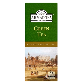 Ahmad Tea Green Tea  25 sáčků (s úvazkem)