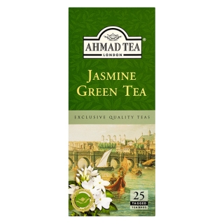 Ahmad Tea Jasmine Green Tea  25 sáčků (s úvazkem)