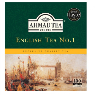Ahmad Tea English Tea No.1  100 sáčků (s úvazkem)