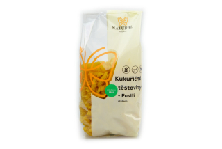 Kukuřičné těstoviny - Fusilli Natural, 250g