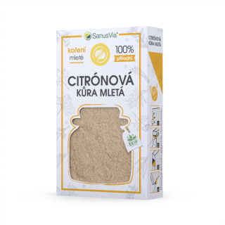 Citrónová kůra mletá BIO 38g SanusVia