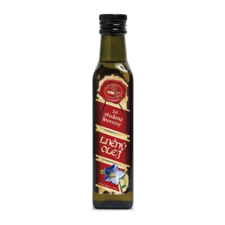 LNĚNÝ OLEJ – Omega 3 nenasycené mastné kyseliny 250 ml  Missiva