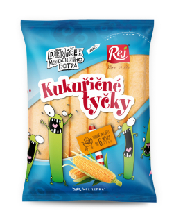 Křupky kukuřičné tyčky 60 g Rej