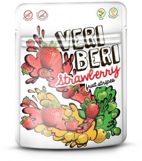 Veri Beri ovocné stripsy Jahoda 50g