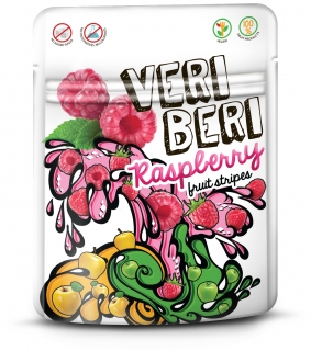 Veri Beri ovocné stripsy Malina 50g