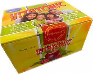 VITATONIC – vitamínový nápoj přispívající k normálnímu metabolismu homocysteinu Balení: 60ks x 10g