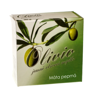 Phytos OLIVIO Máta přírodní mýdlo s olivovým olejem 120g