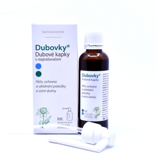 DUBOVKY® Original Dubové kapky s rozprašovačem | RK, 50 ml