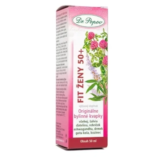 Fit ženy 50+, originální bylinné kapky, 50 ml