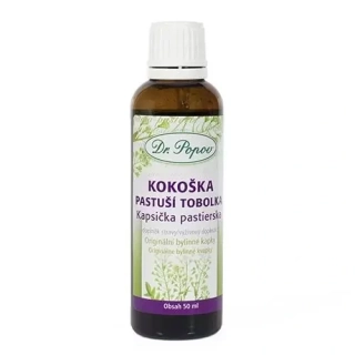 Kokoška pastuší tobolka, originální bylinné kapky, 50 ml