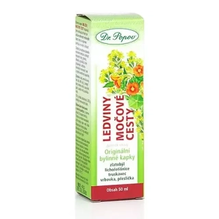 Ledviny, močové cesty, originální bylinné kapky, 50 ml