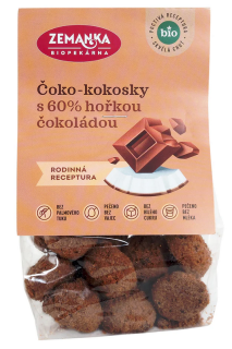 Čoko - kokosky s kakaem 100 g BIO   ZEMANKA