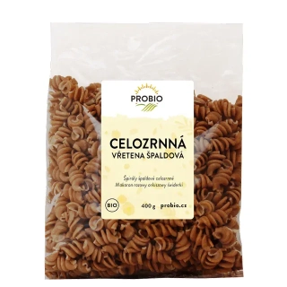 Vřetena špaldová celozrnná 400 g BIO PROBIO